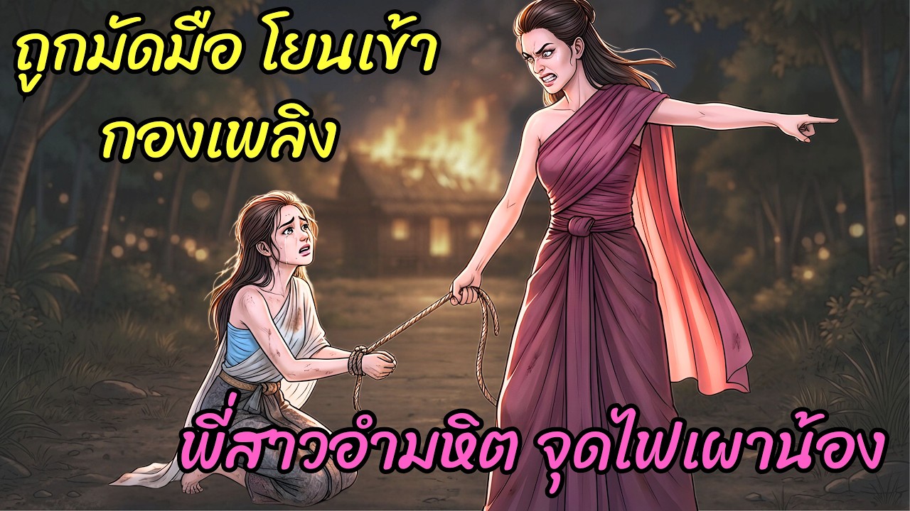 พี่สาวต่างแม่ที่โหดร้ายและไร้หัวใจผลักน้องสาวเข้าไปในกองไฟ และนี่คือผลที่ตามมา