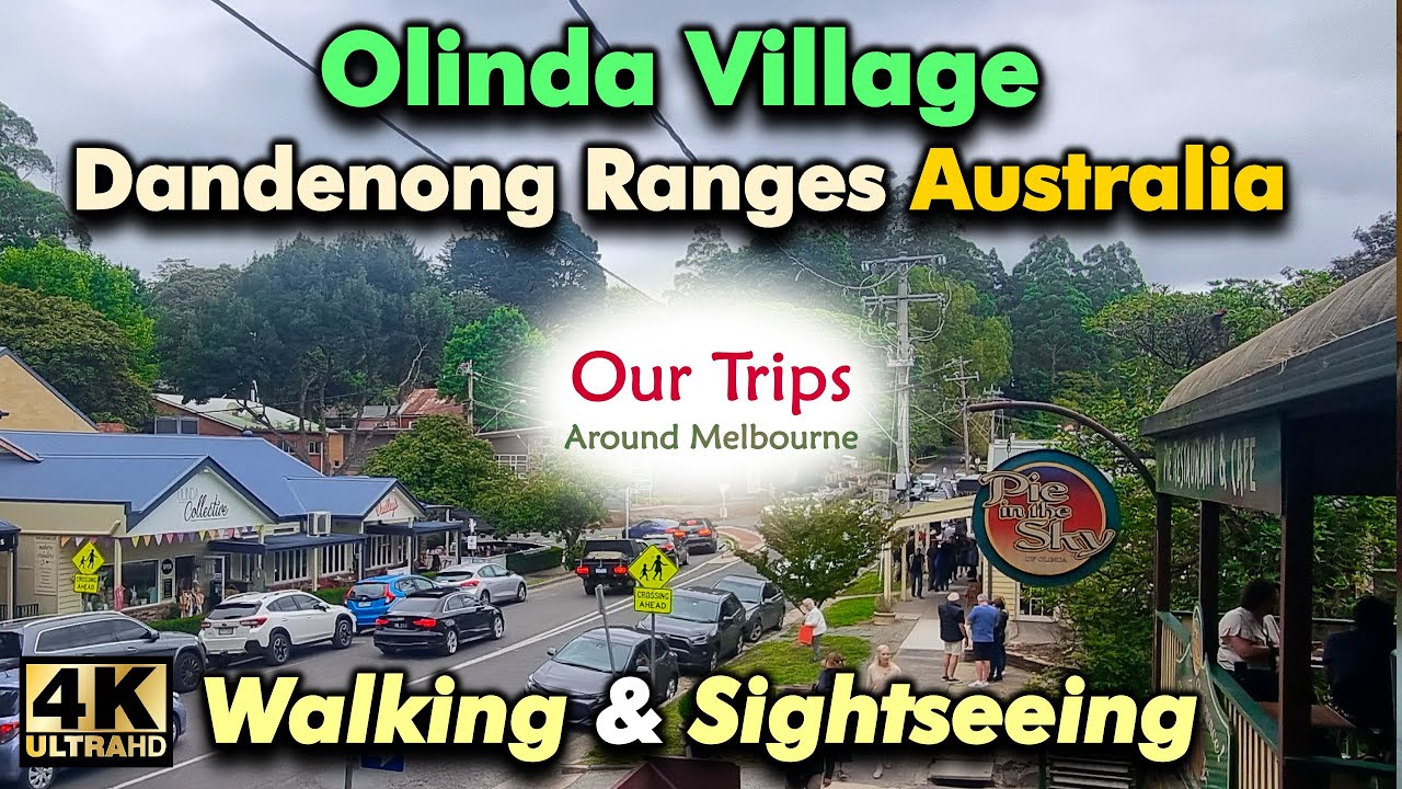 OLINDA VILLAGE WALKING EXPLORING TOUR THROUGH THE DANDENONG RANGES MELBOURNE VICTORIA AUSTRALIA