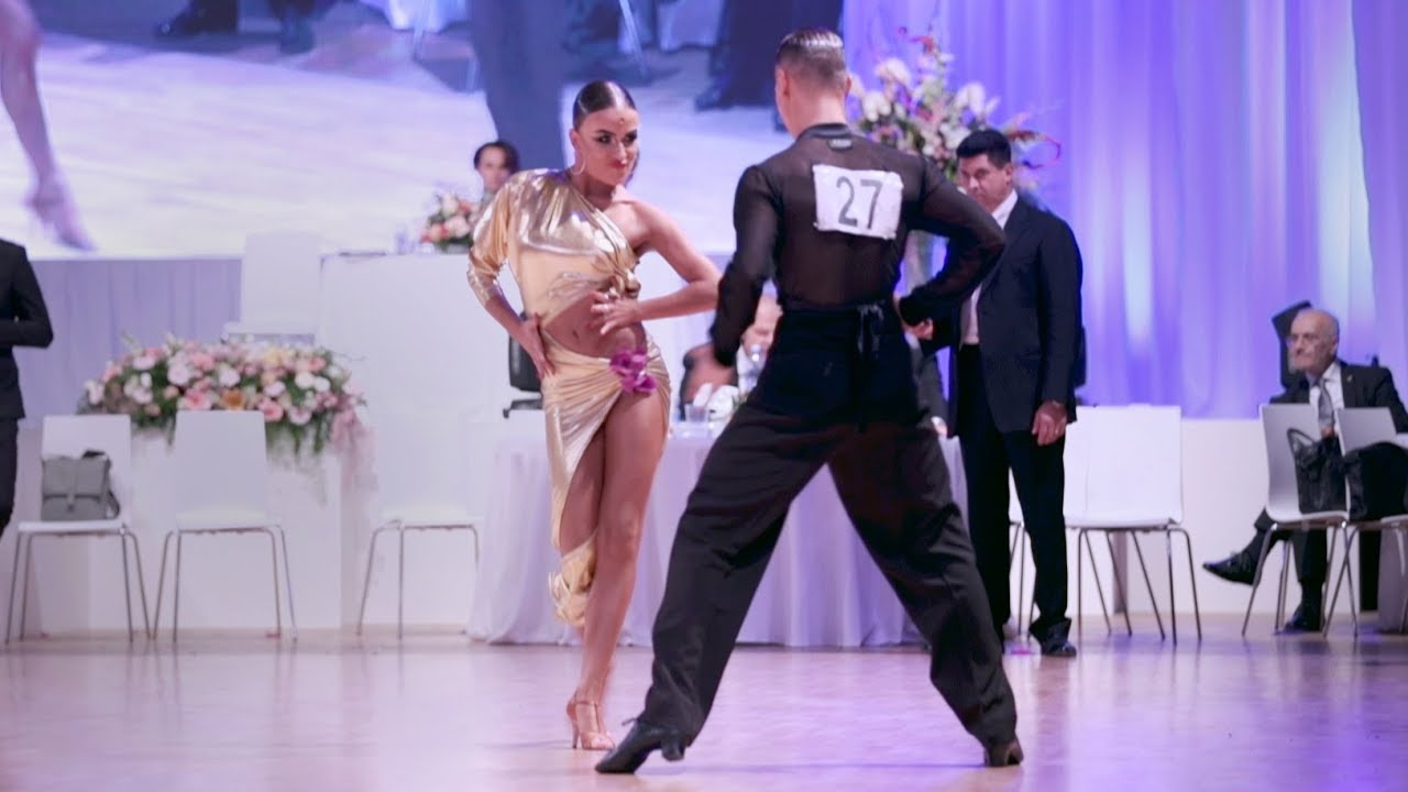 Konstantin Gorodilov - Dominika Bergmannova, EST | 2018 PODF Prague - WDSF WO LAT - SF S