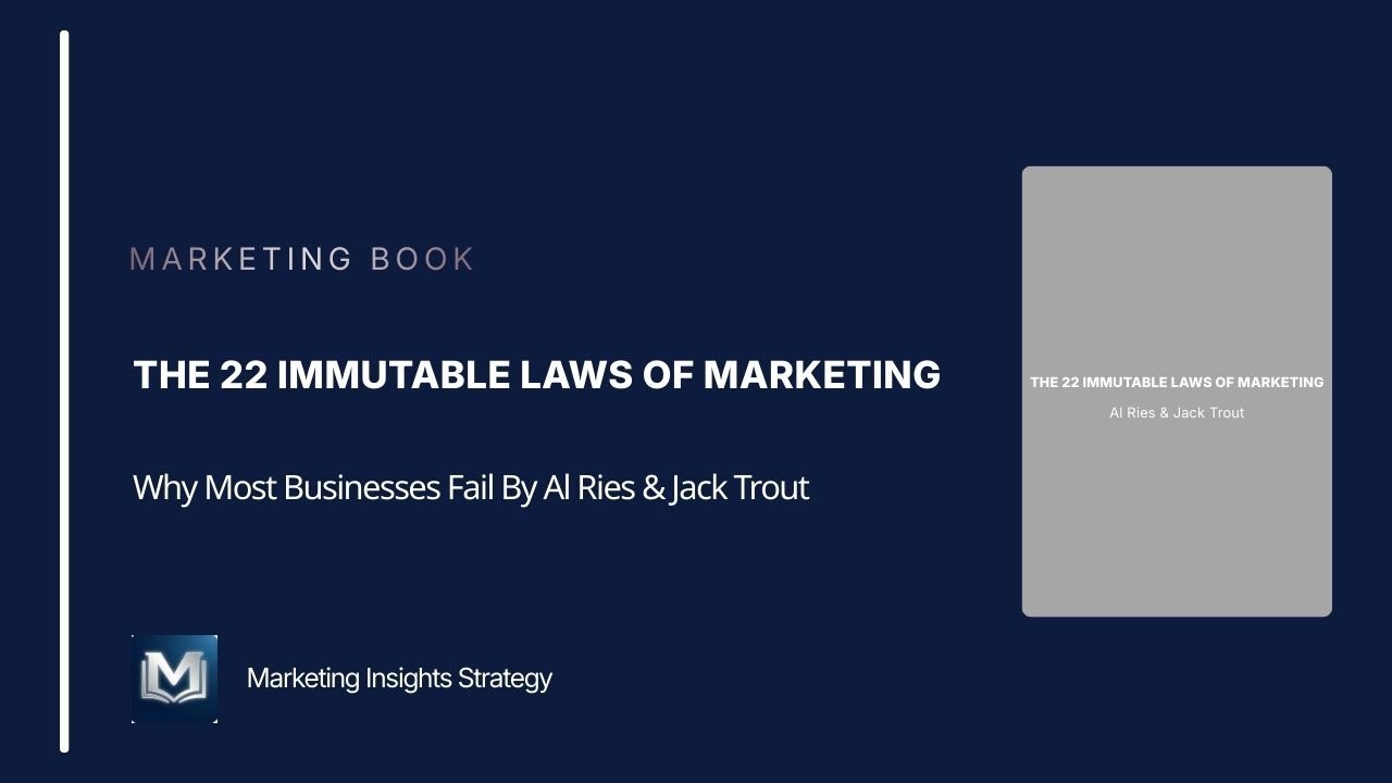 The 22 Immutable Laws of Marketing By AI Ries & Jack Trout | Why Most Businesses Fail