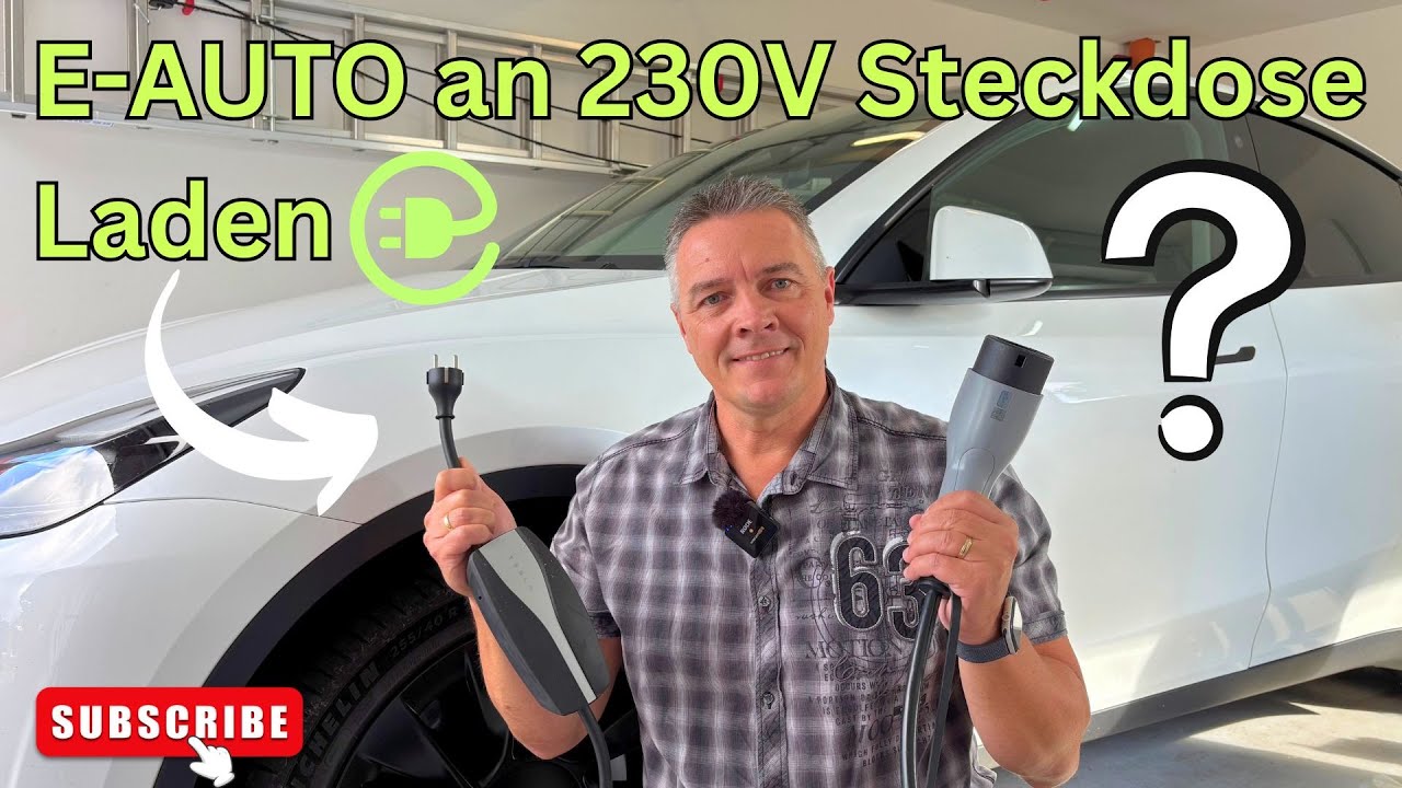 E-Auto an der 230V-Steckdose laden ⚡️ Vorteile, Risiken & wichtige Tipps!