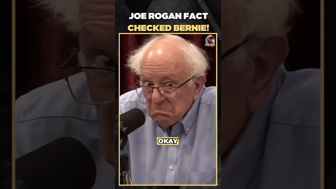 Joe Rogan STUNS Bernie Sanders With RECEIPTS On TRUMP #shorts