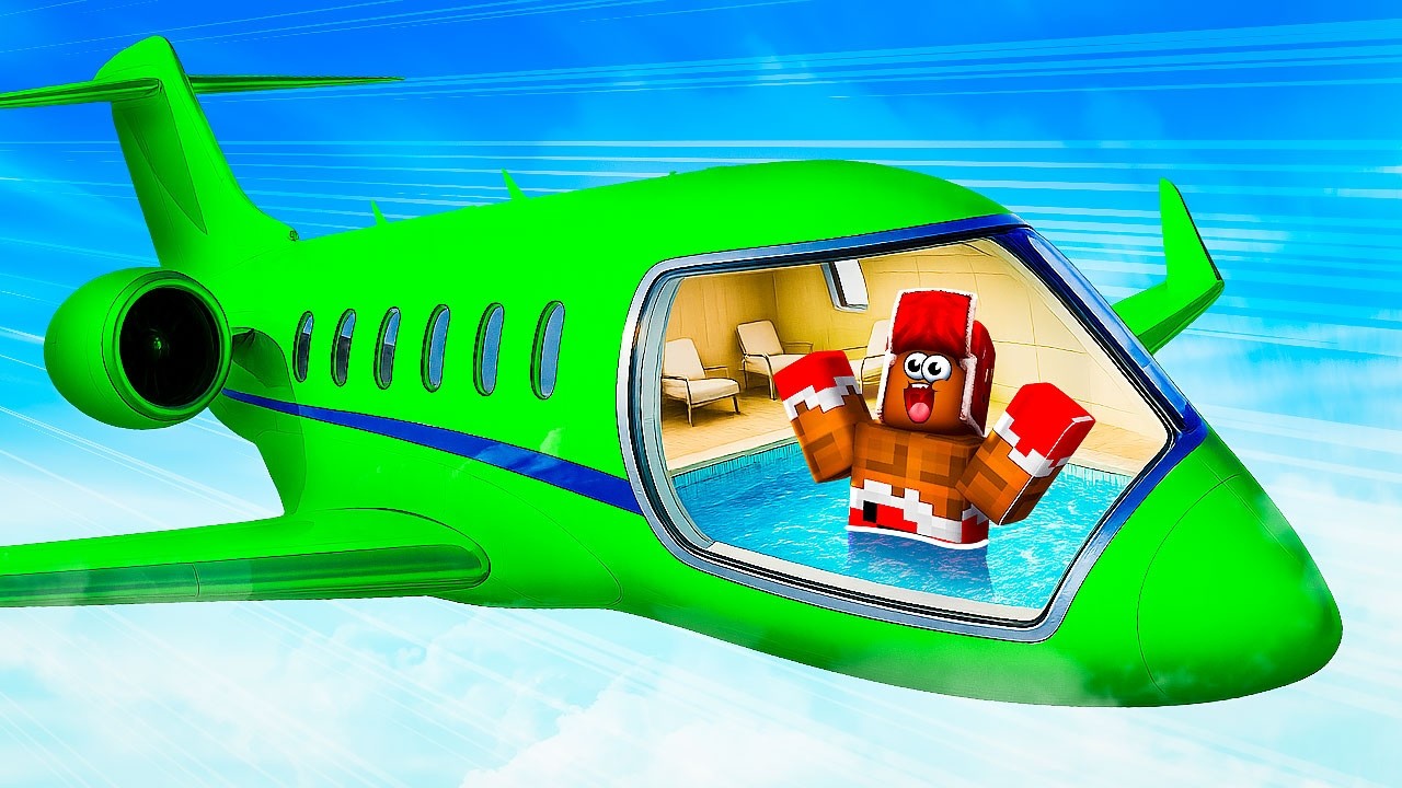 🤑 МОЙ ДРУГ ЖИВЕТ В САМОЛЁТЕ за 966.246 РОБУКСОВ в ROBLOX!