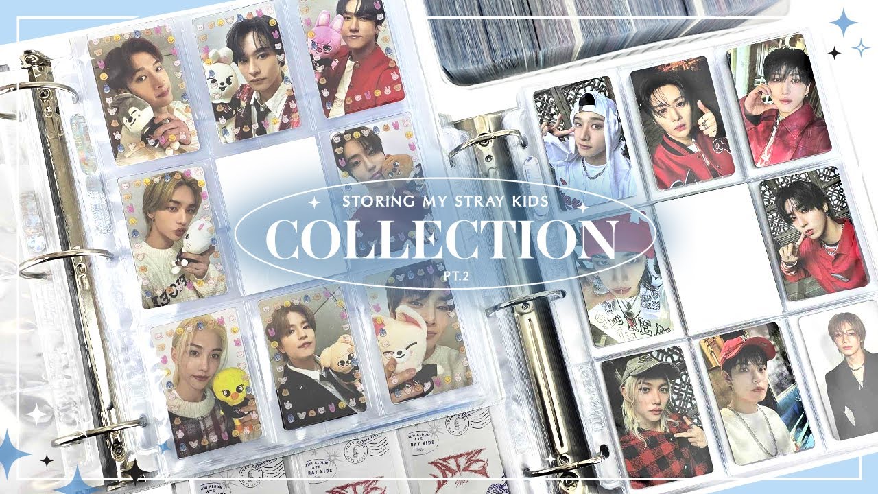 storing my complete Stray Kids photocard collection PT 2 ✧ ROCK-STAR, ATE, HOP | 400+ cards ✨