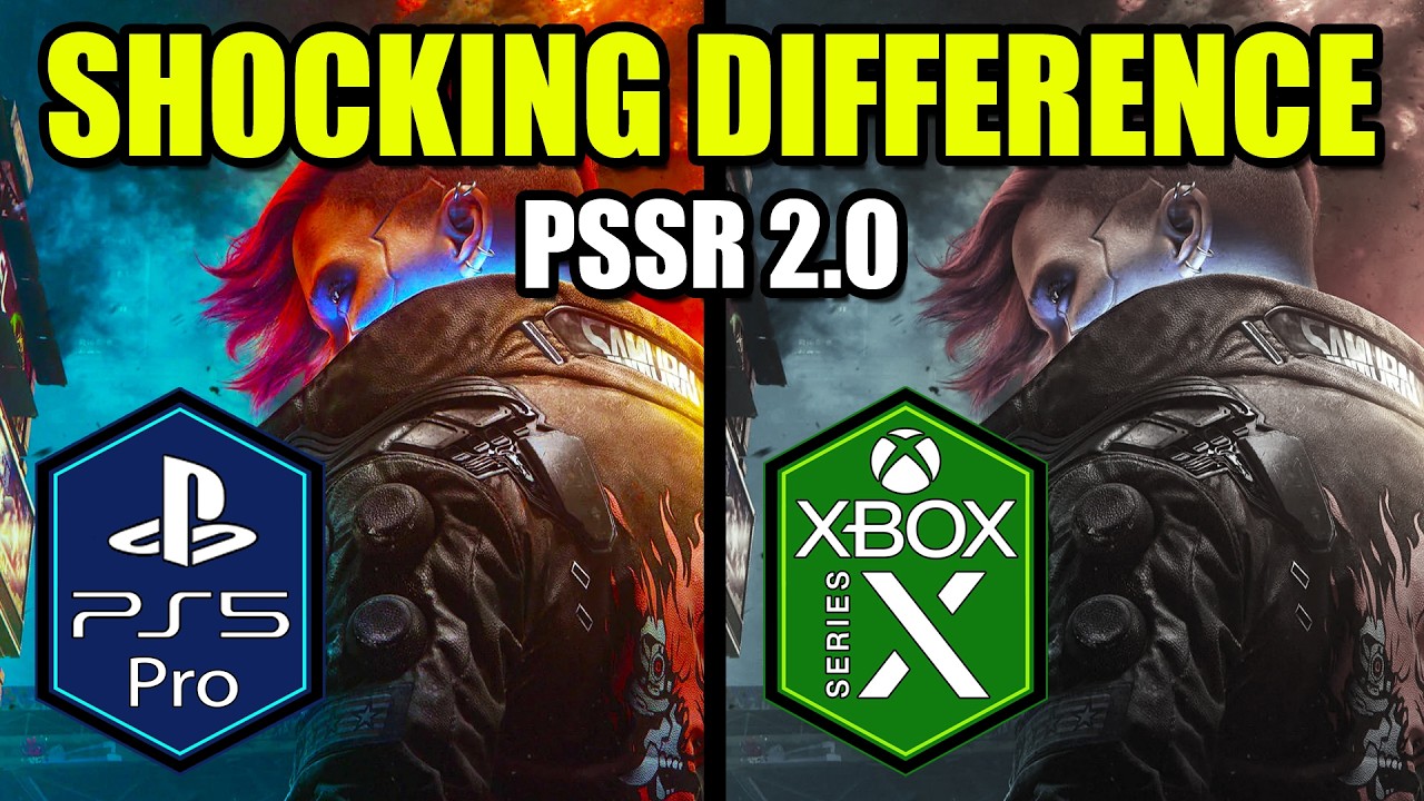 Por&oacute;wnanie Cyberpunk 2077 na PS5 Pro i Xbox Series X [Ulepszony PSSR 2.0 kontra zoptymalizowany FSR]