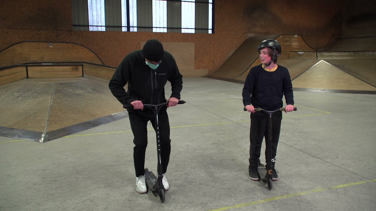 Tuto trottinette Bowl d’Hag 2/3  : débuter les figures, faire un 180°