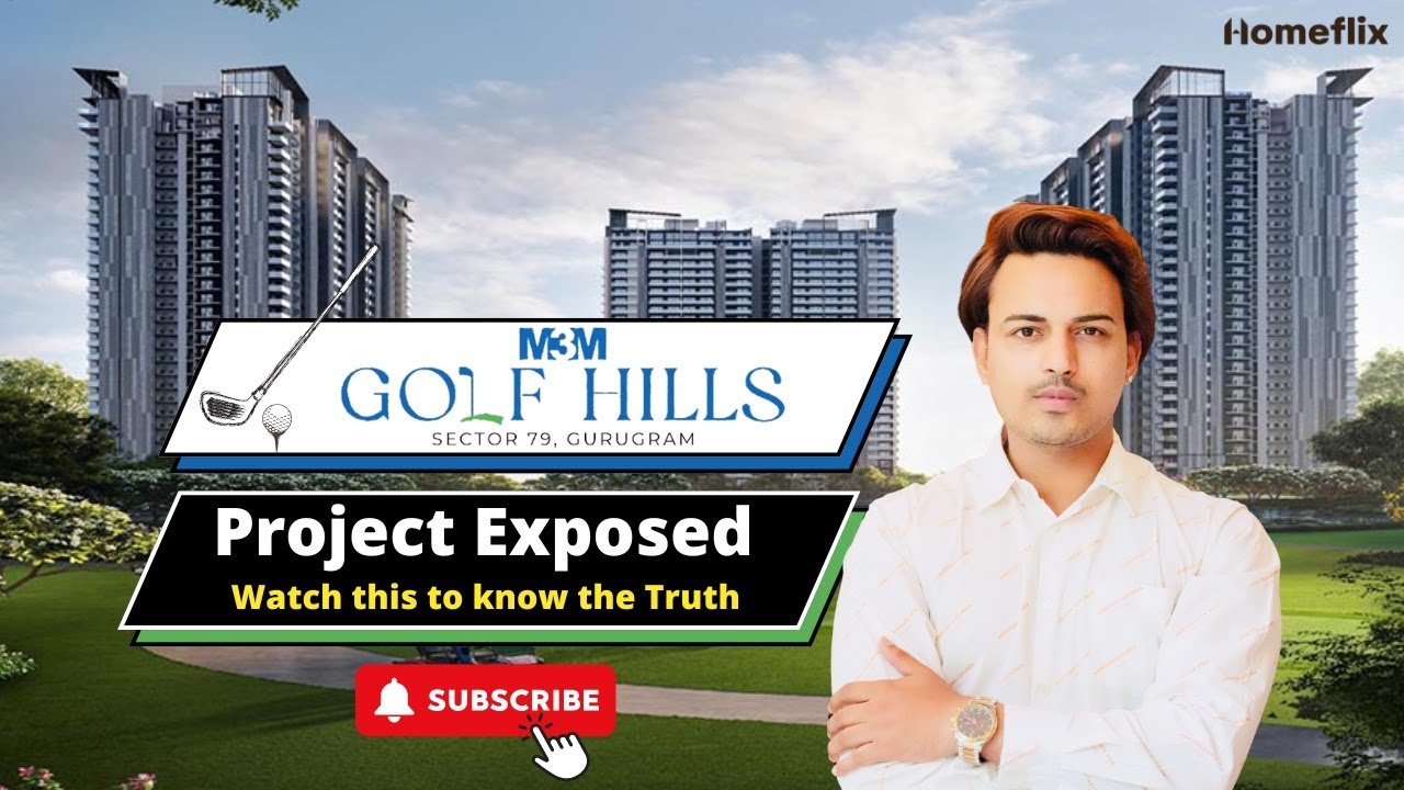 M3M Golf Hills Phase 2 New Launch | Sector 79 Gurugram | Golf Residences starting 3Cr | HomeFlix |