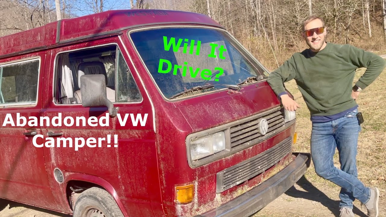 Abandoned VW Camper- Will It Drive? 1987 Westfalia parked for 10 years!