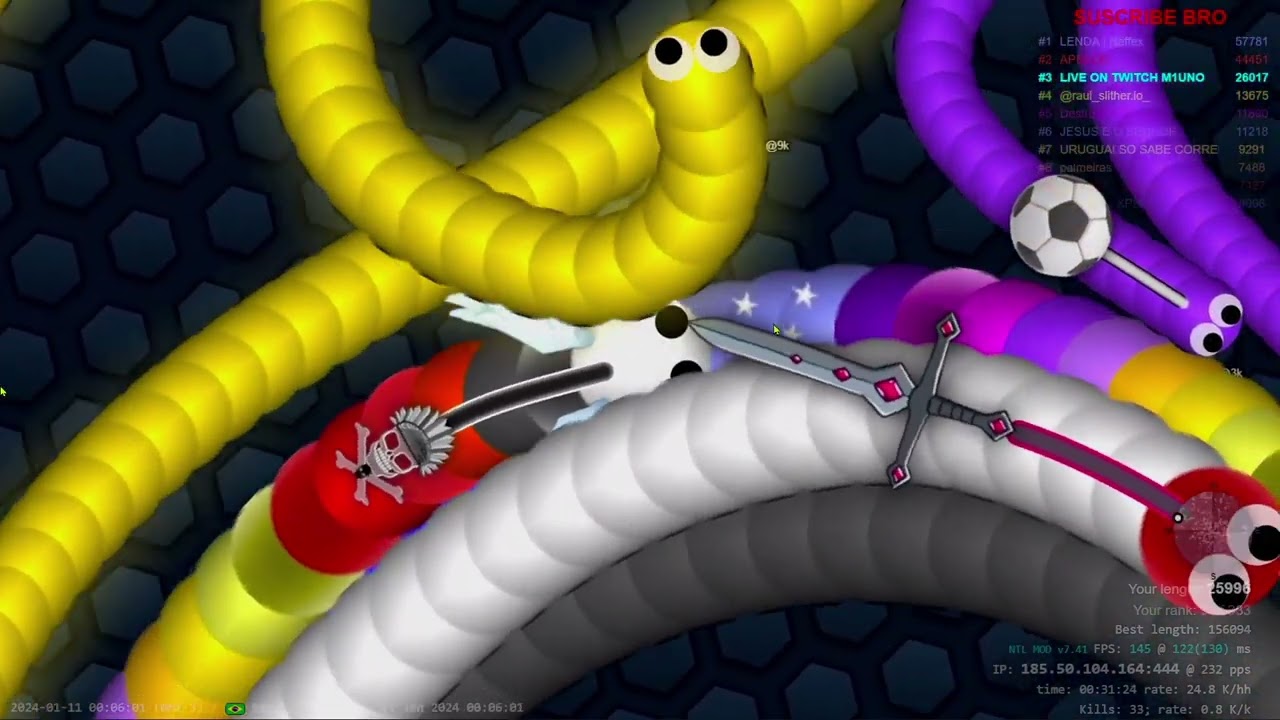 matando a apelao lenda con 50k mas kill en lenda 120 k en menos 10 minutos m1uno slitherio