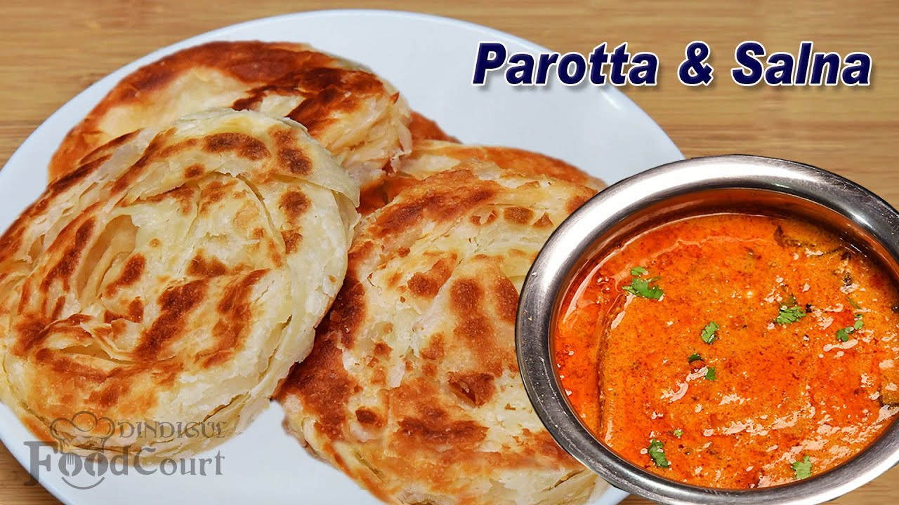 Tasty Parotta & Salna Recipe/ Bun Parotta/ Empty Salna