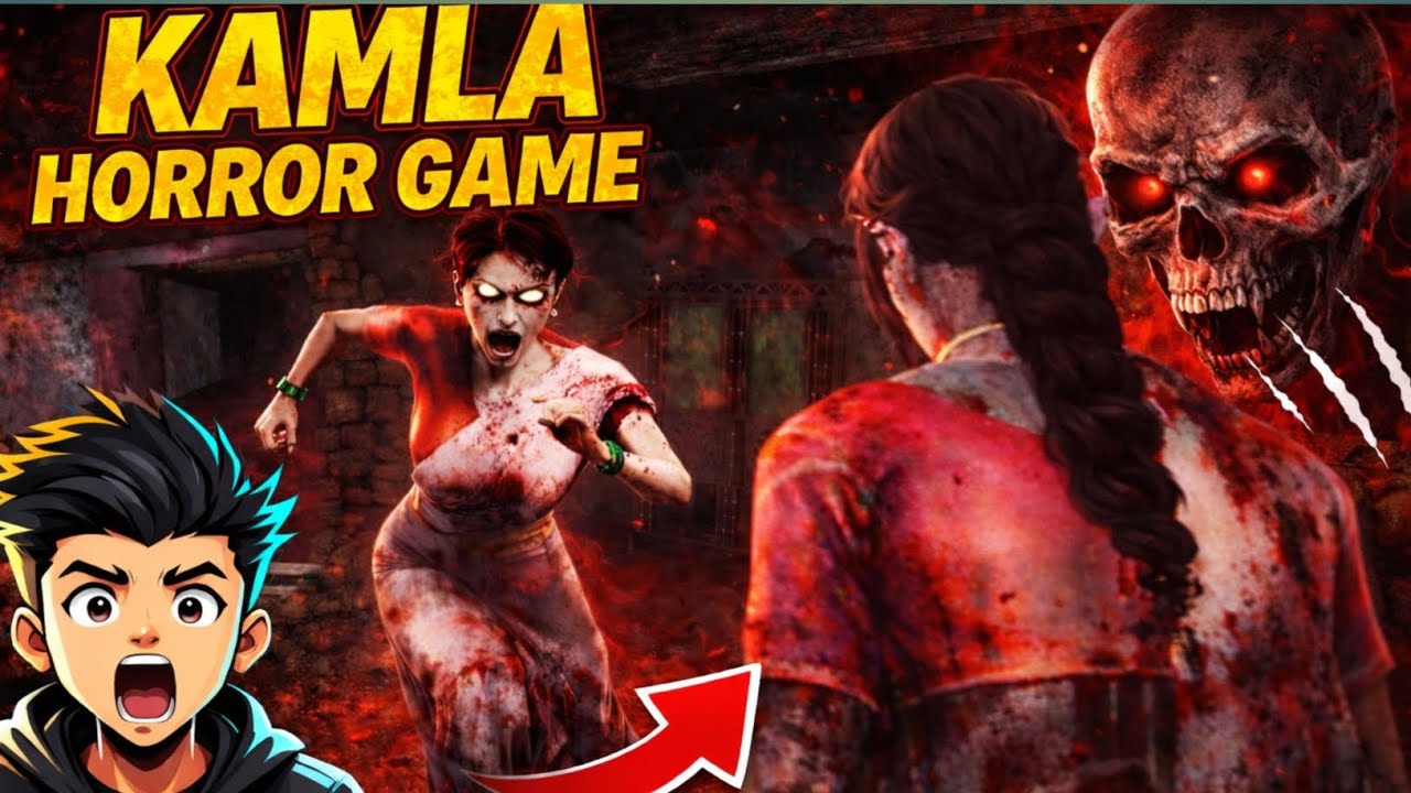 Kamla horror game kamla ko mar ke bahar nikal payege ya nhi #kamla #horror#game#gameplay