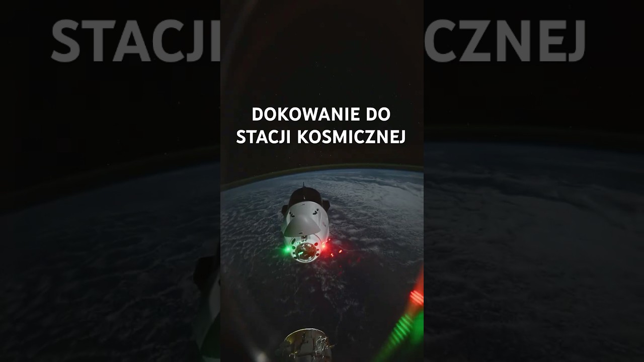 Statek kosmiczny Crew Dragon dokuje do Stacji Kosmicznej ISS z astronautami misji 