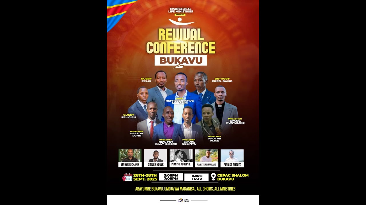 🔴LIVE _ BUKAVU// IGITERANE CYA EVANGELICAL LIFE MINISTRY HAMWE NA APOTRE ALICE
