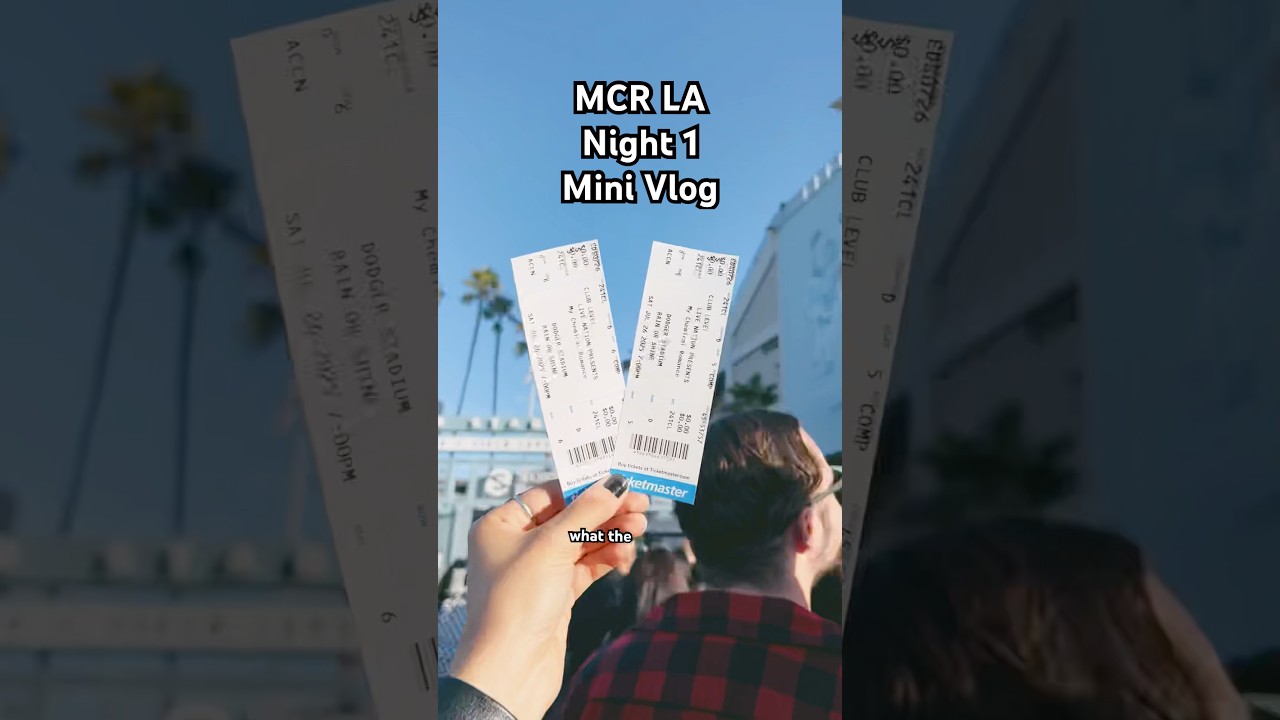 AHHH AMAZING CONCERT!!! #mcr #mychemicalromance #mcrla #vlog