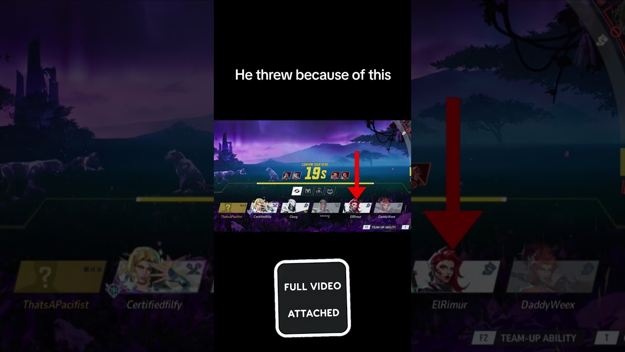 Full Video Attached #marvelrivals #marvelrivalsgameplay #marvelrivalsclips #marvelrivalsfunny