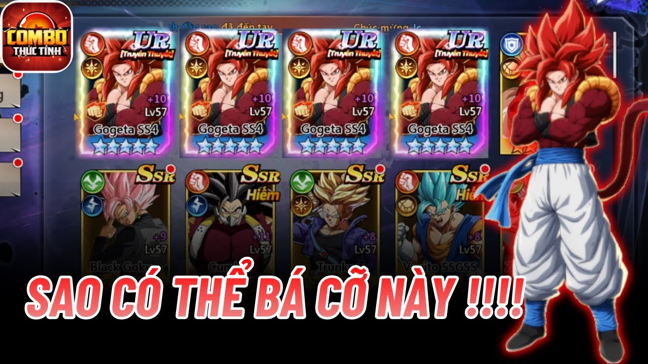Combo Thức Tỉnh #29 - REVIEW GOGETA4 UR 5 SAO || 1 CÂN 6 LÀ DỄ