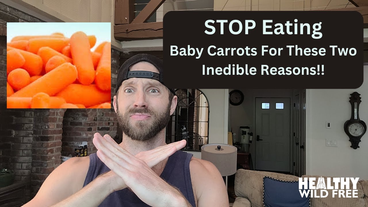 STOP ✋️ Eating Baby Carrots 🥕 They Soak in This Toxic Solution | Reduced Nutrients #carrot