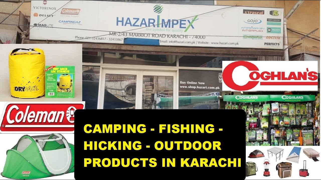 Camping Accessories in Karachi || Coleman Camping Products in Karachi || Rubbermaid Store in Karachi