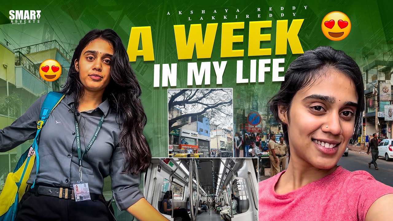 A Realistic week in my life😄💗||came out👀||Jayanagar shopping 🛍️❤️🤌🏻||student life(new semester)🫠