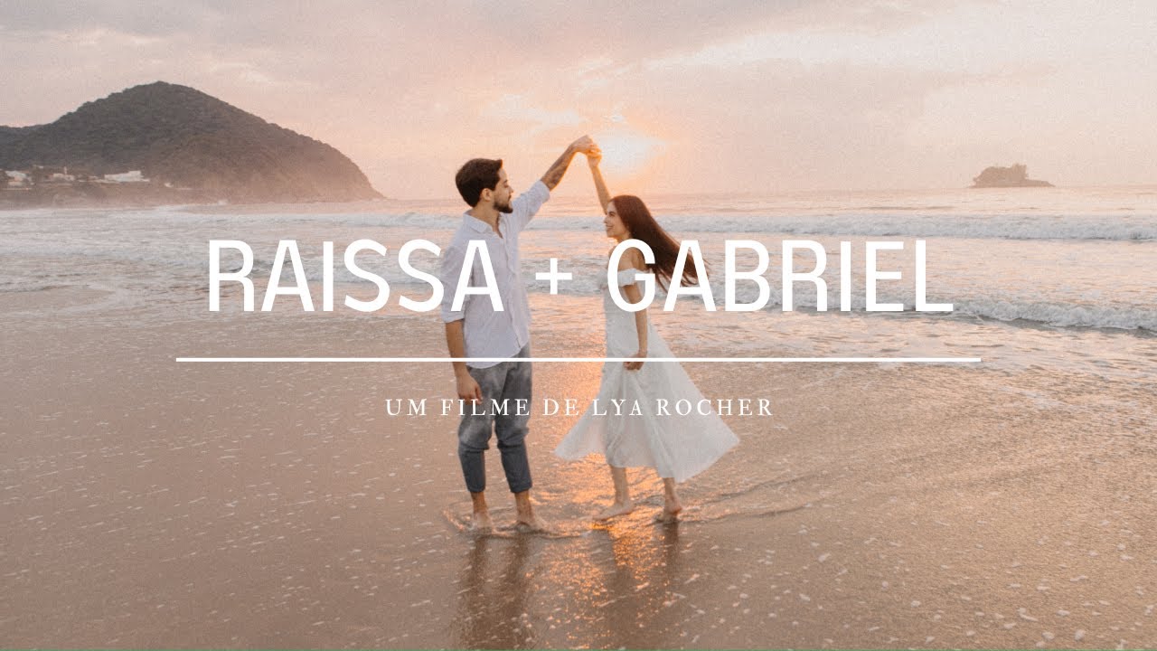Ensaio Pré-Wedding na Praia | Raissa + Gabriel ao Amanhecer no Guarujá