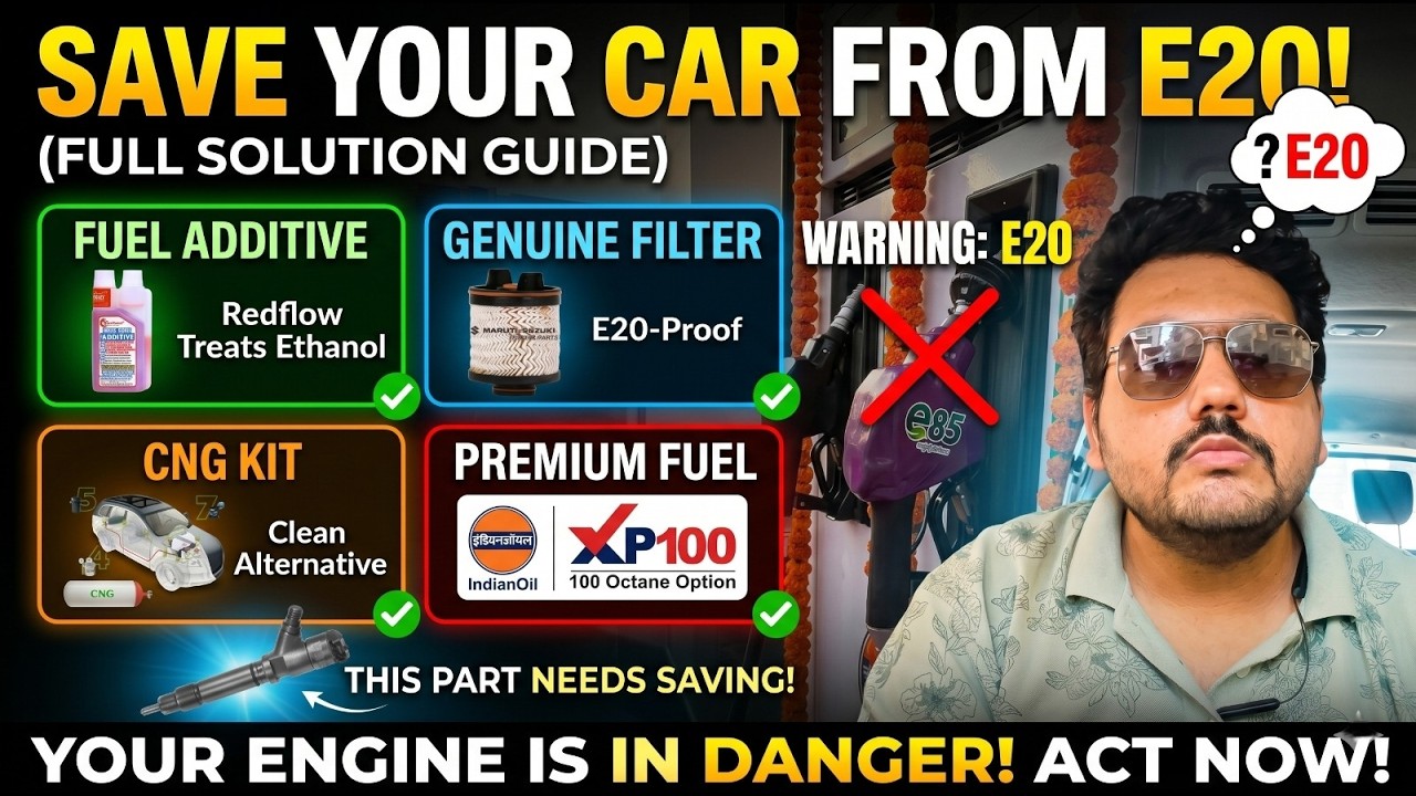 How to Save Your Car From E20 Petrol | E20 Petrol Effects, Engine Protection Tips & Best Solutions
