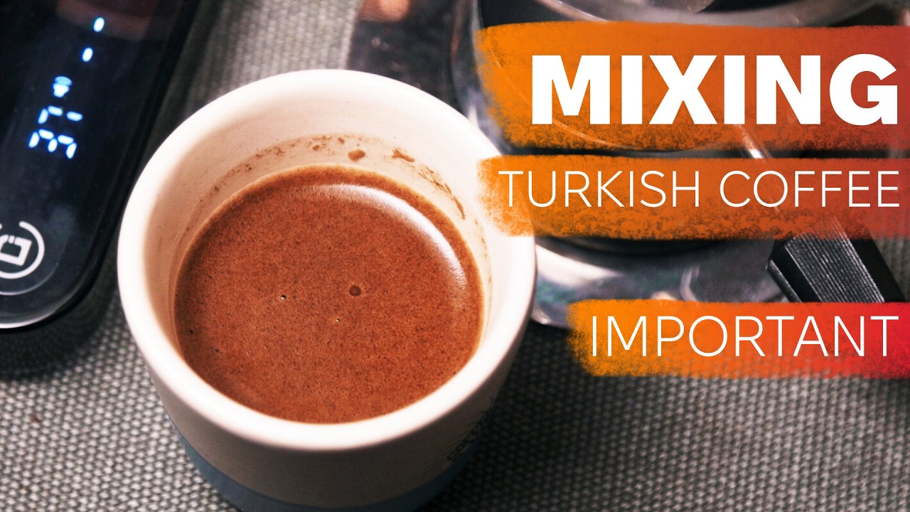It changes the flavor completely - Turkish Coffee - Mixing