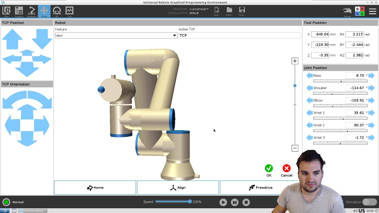 How to create a box and above box using Universal Robots Lesson 6
