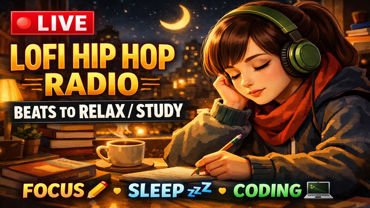 24/7 Lofi Hip Hop Radio 📚 Chill Beats to Study, Relax & Focus