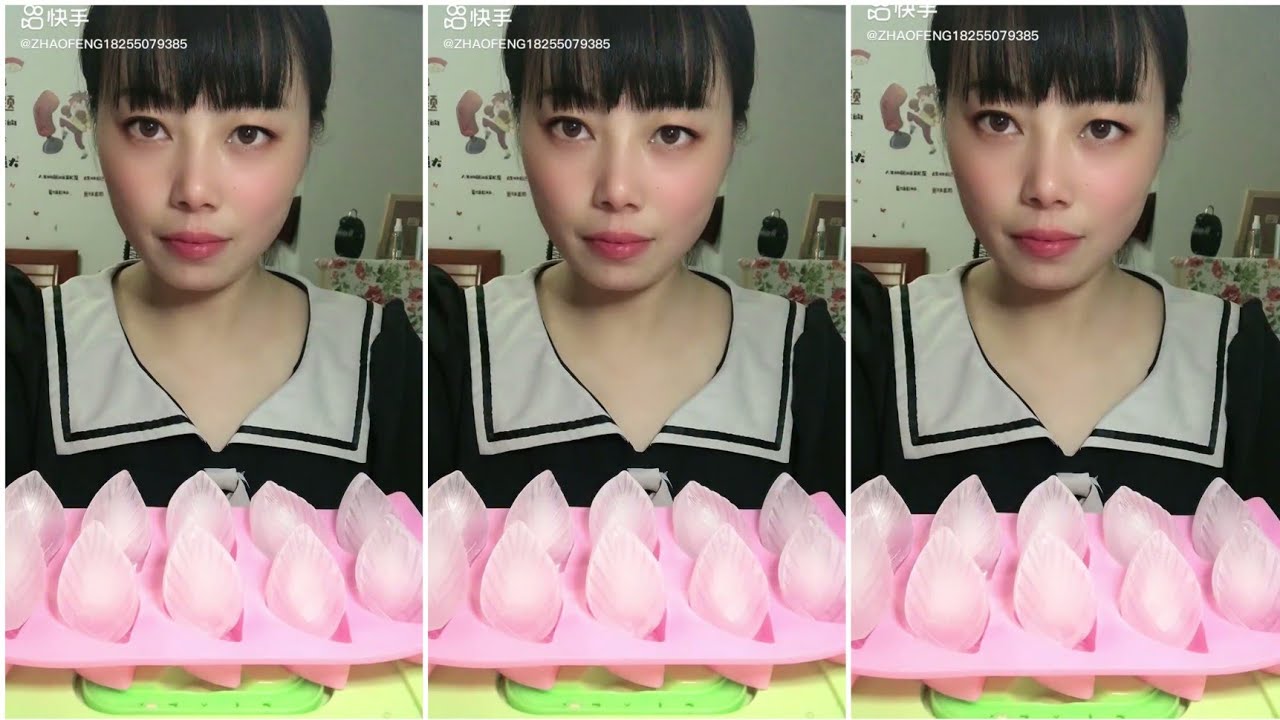 ASMR Zhaofeng Hard Ice Water Ice | Makan Es Batu