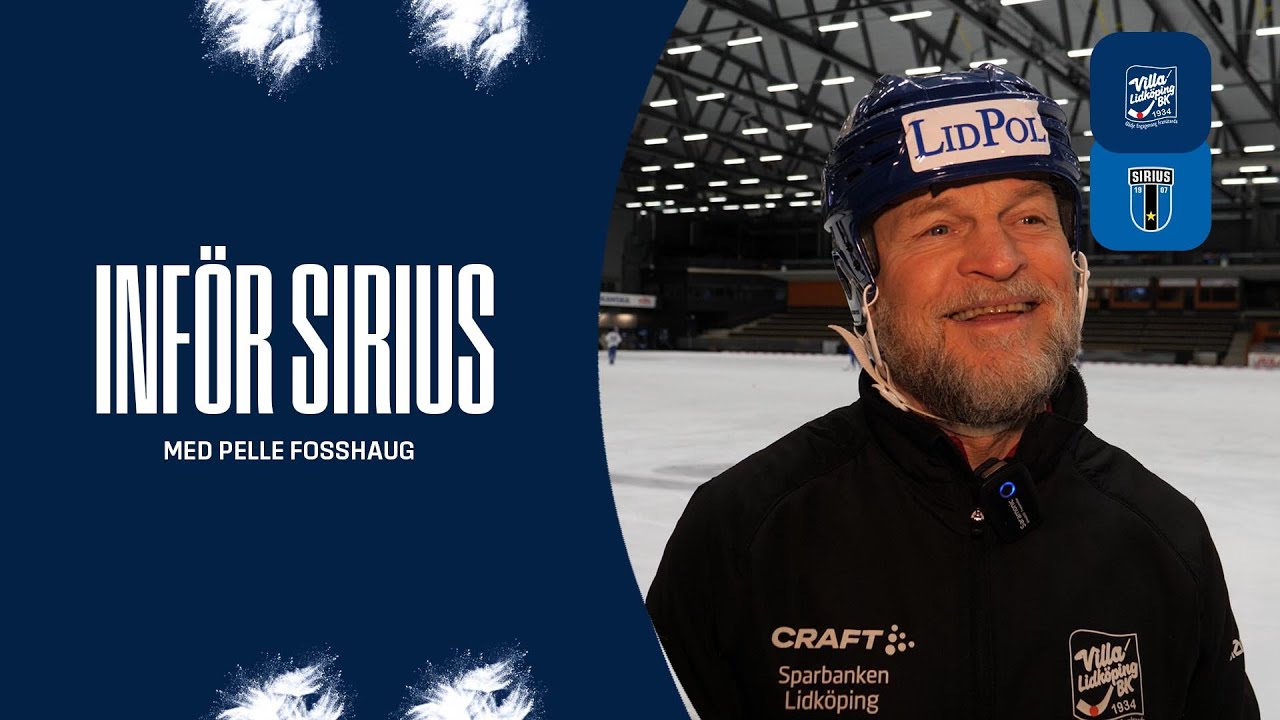 PELLE FOSSHAUG INFÖR SERIEFINALEN MOT SIRIUS: 