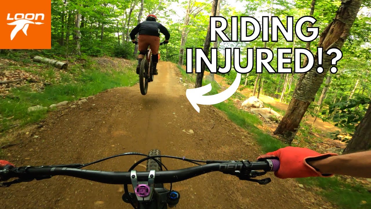 Downhill Mountain Biking INJURED!? Savage MTB Train With The Boys!