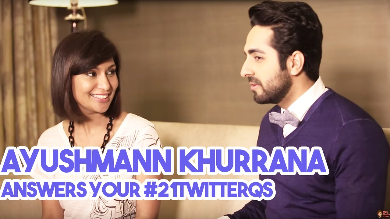 Ayushmann Khurrana answers your 21 Twitter Questions! 