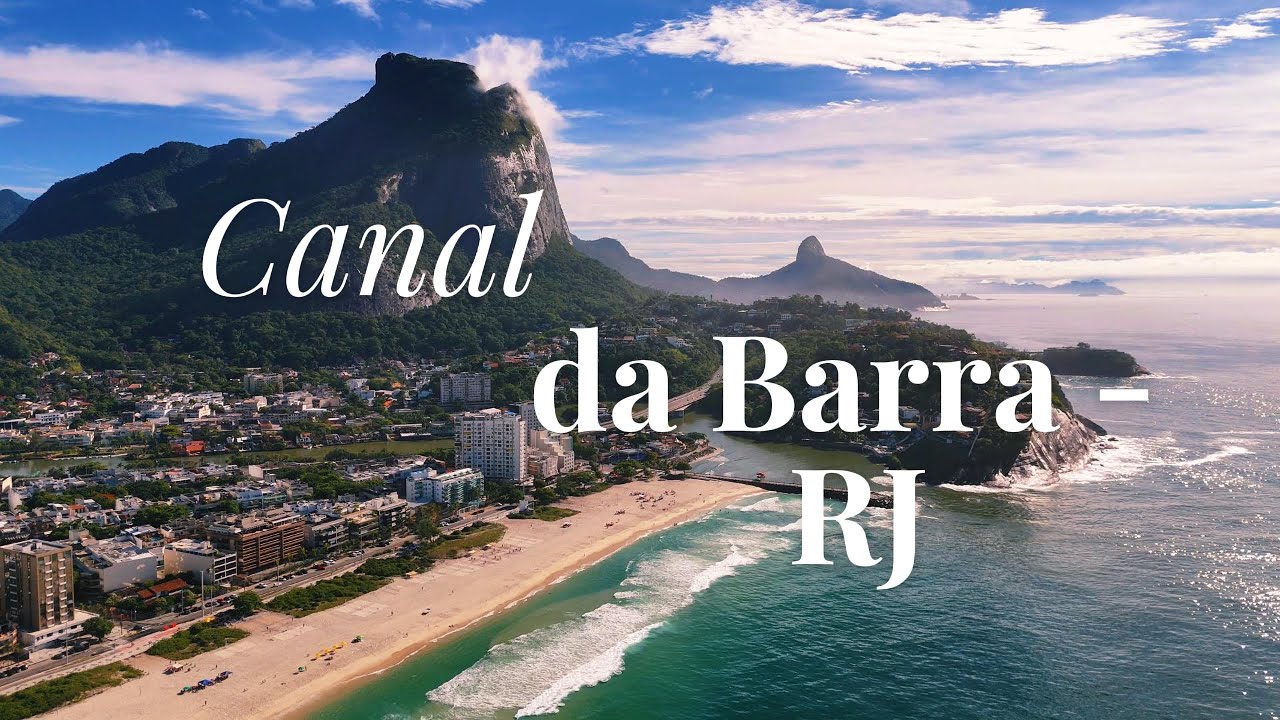Canal da Barra do RJ visto de drone