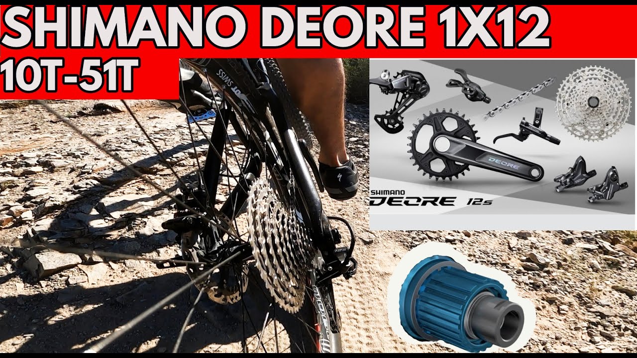 INSTALACION LO NUEVO 1X12 SHIMANO DEORE Y BUJE MICRO SPLINE/ CICLISMO BICICLETAS #CICLISMO #MTB