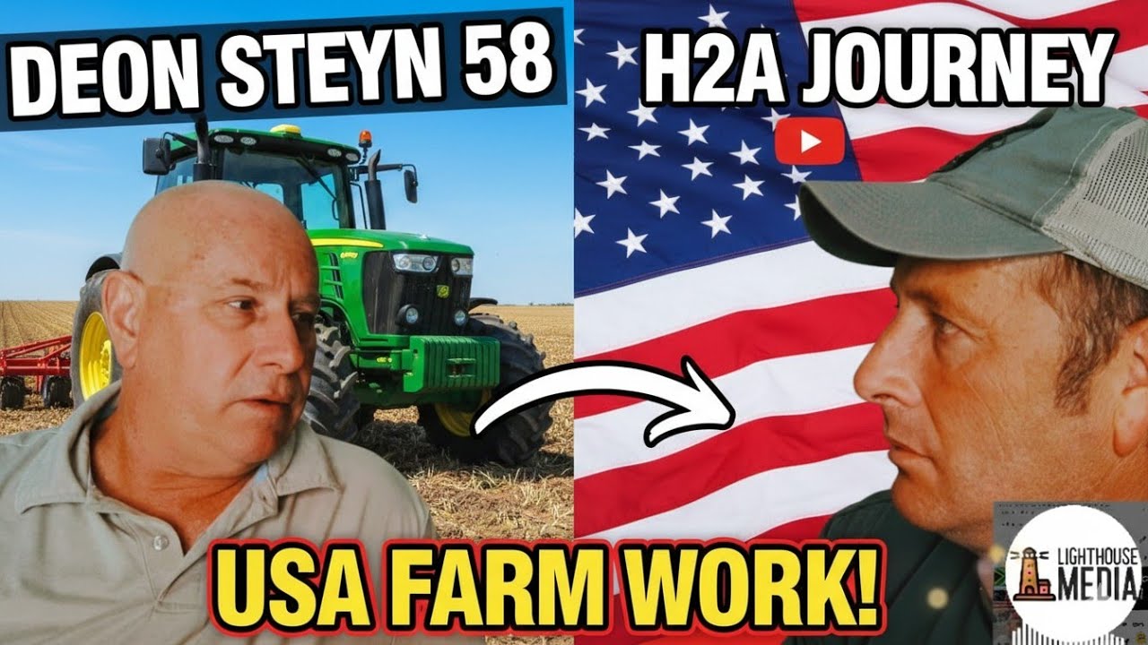58 Jaar Oud en Steeds op die H2A Program! Deon Steyn se Reis 🇿🇦🇺🇸 #h2a 