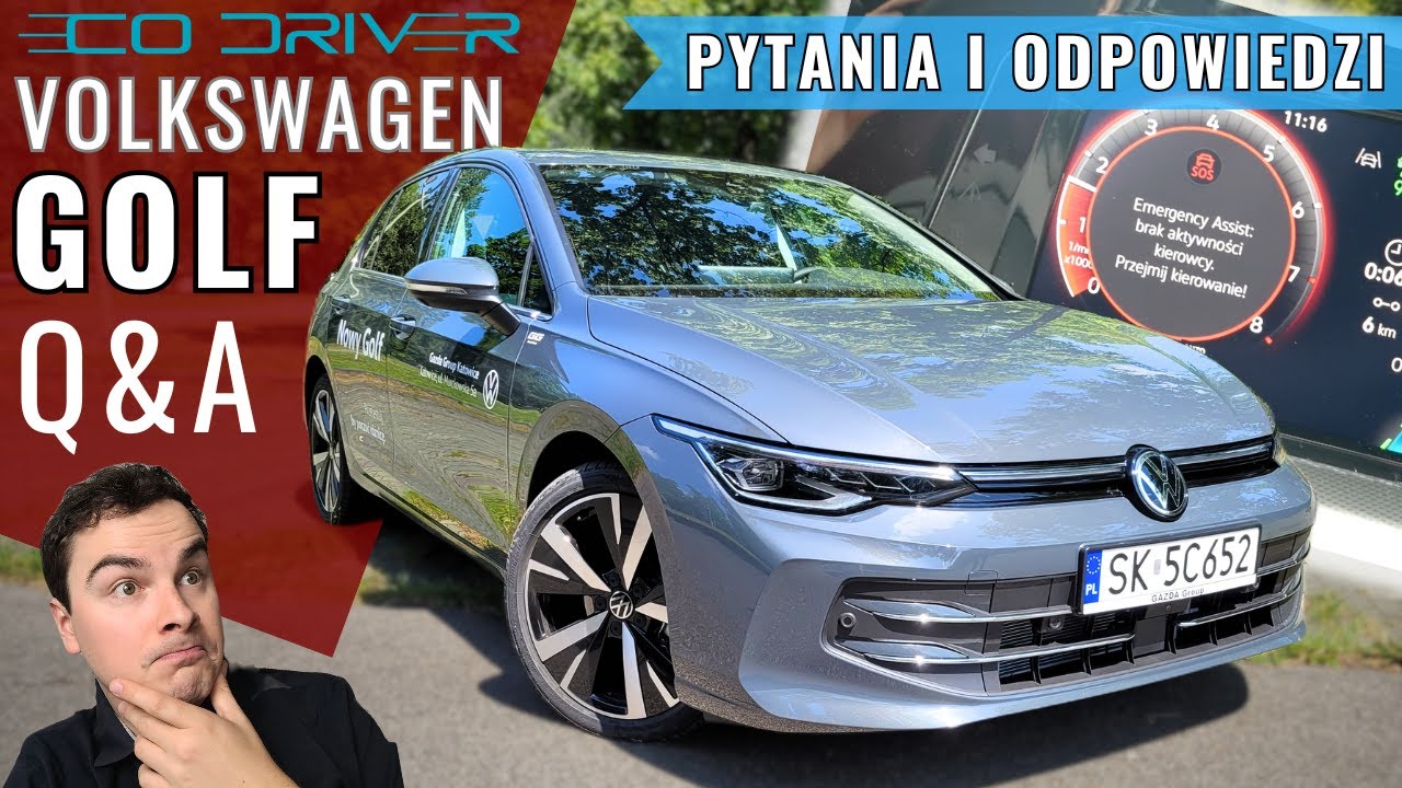 Volkswagen Golf 2025 FL - Pytania i odpowiedzi Q&A | Emergency Assist | Średnica zawracania, pomiary