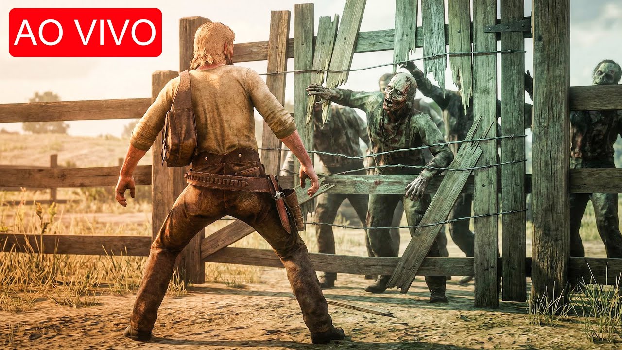 RED DEAD 2 RP DE ZUMBI - SOBREVIVENCIA NO MODO HARD