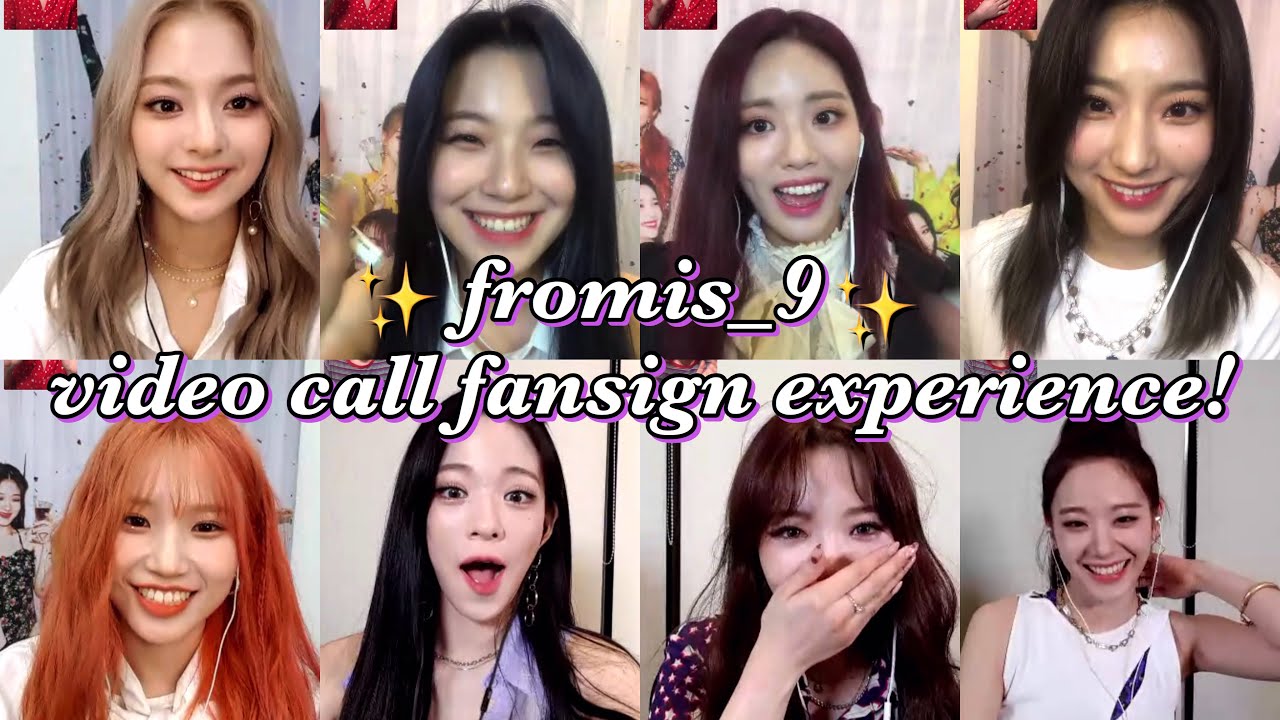 MY ULTS REMEMBERED ME! ✨ fromis_9 video call fansign experience!