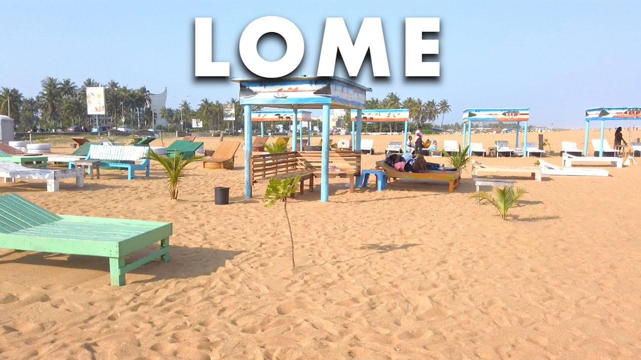 Lome, Togo Summer Beach Walk 🇹🇬【4K】