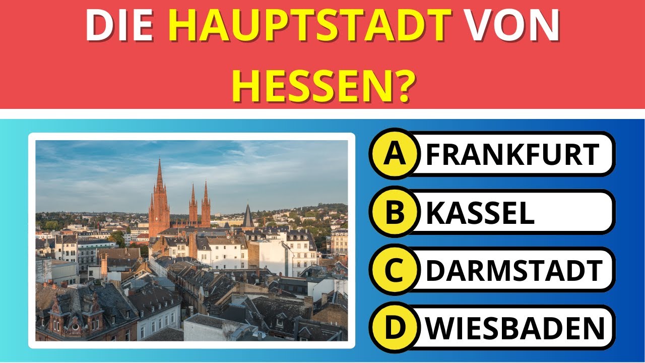 Wie gut ist DEIN Allgemeinwissen? Der ultimative Deutschland-Quiz-Challenge!