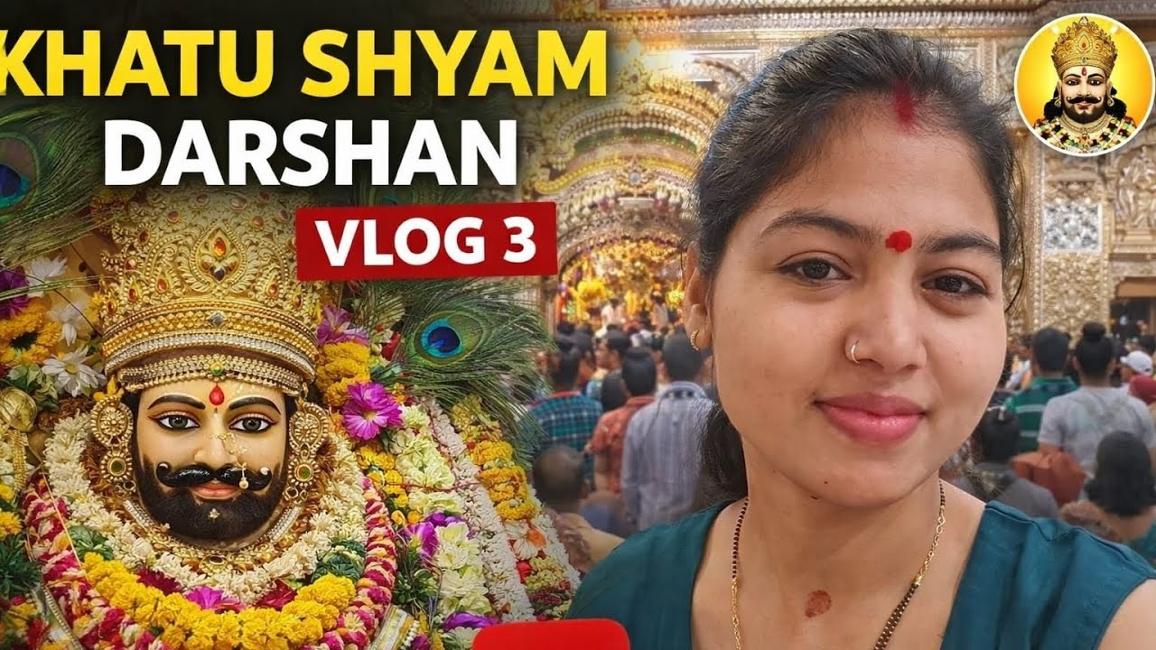😱 Khatushyam 😍 darshan 🙏🚩#spritual #temple #khatushyam #explore 