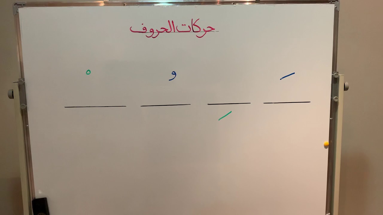 حركات الحروف