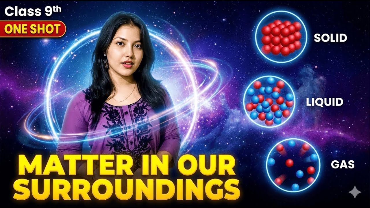 Class 9 Chemistry Ch 1 | Matter in Our Surroundings | Important Questions 2026
