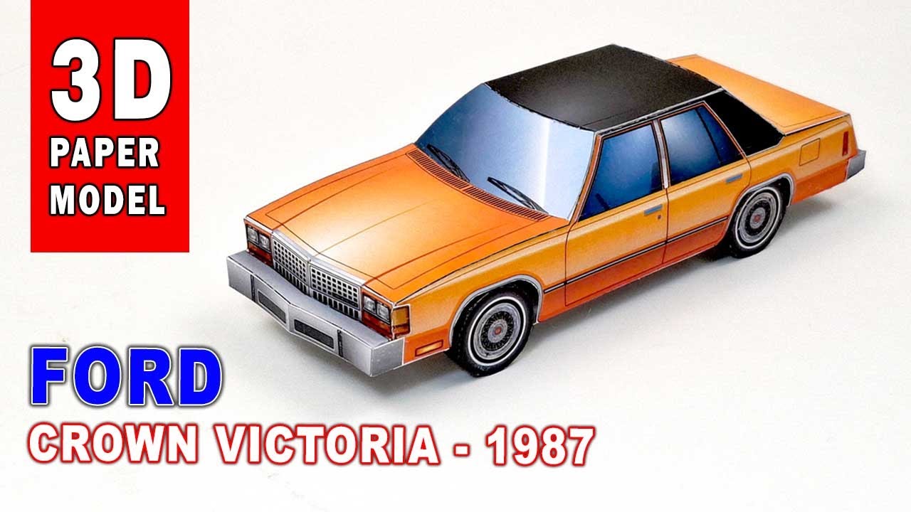 Can You Make This Classic Car paper model? | Free Printable 3D Paper Model