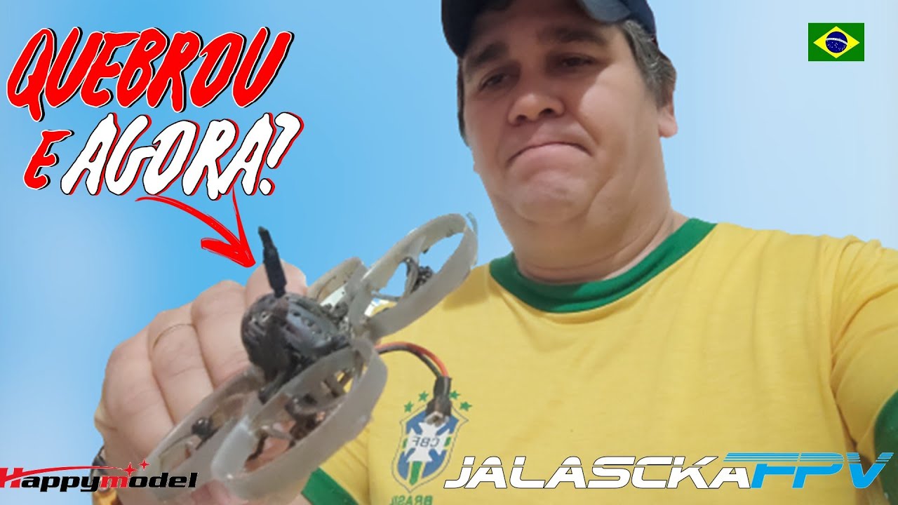 Trocando Antena fpv Mobula 7 1S (Perdi Sinal do Vídeo!)