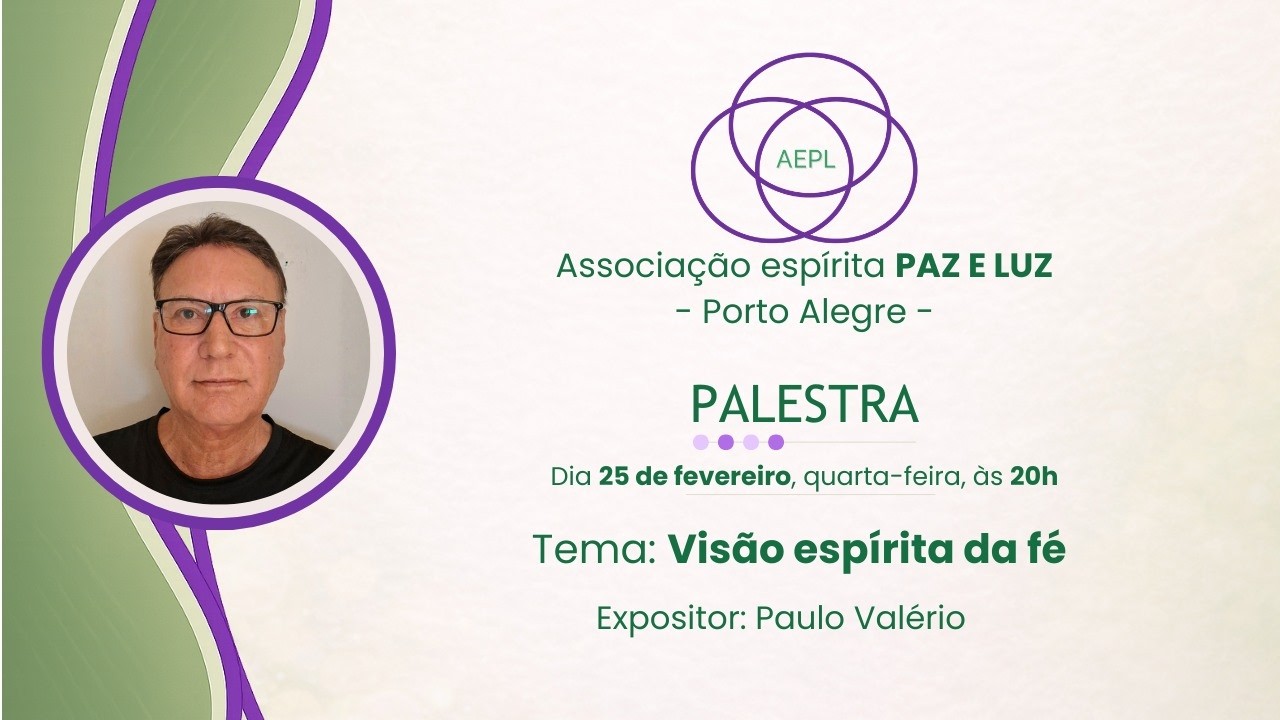 Visão espírita da fé.