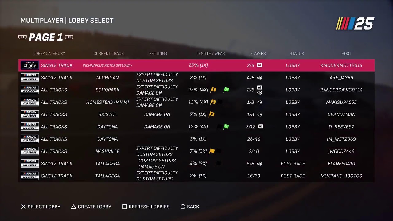 League race at Dover