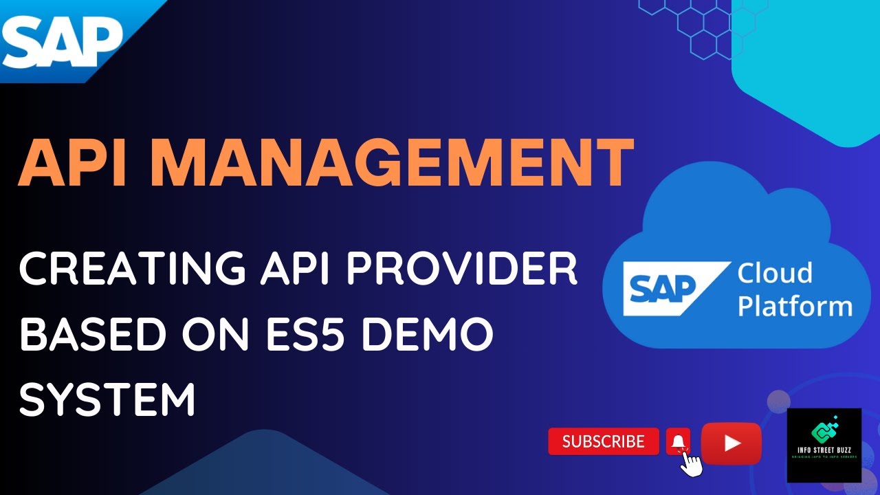 Как создать API-провайдера и API-прокси в SAP CPI с использованием демонстрационной системы ES5 |...
