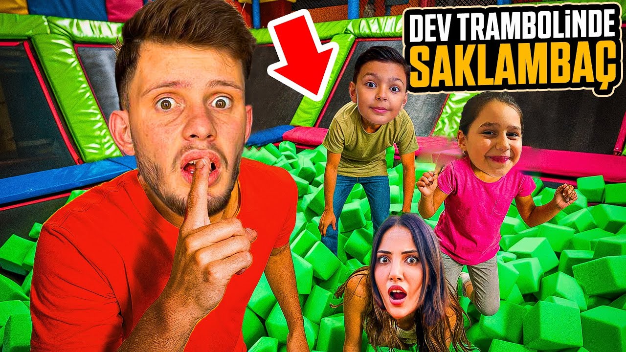 TRAMBOLİN PARK&rsquo;TA SAKLAMBA&Ccedil; ?! | TUĞBA EROĞLU | &Ccedil;INAR ve SARE 