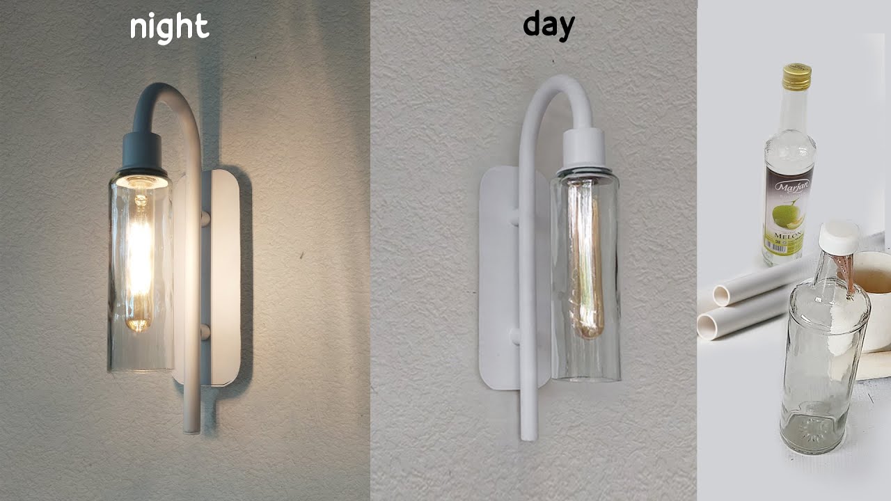 DIY Cara Membuat Lampu Dinding dari Botol dan Pipa PVC Bekas, Ide Usaha,